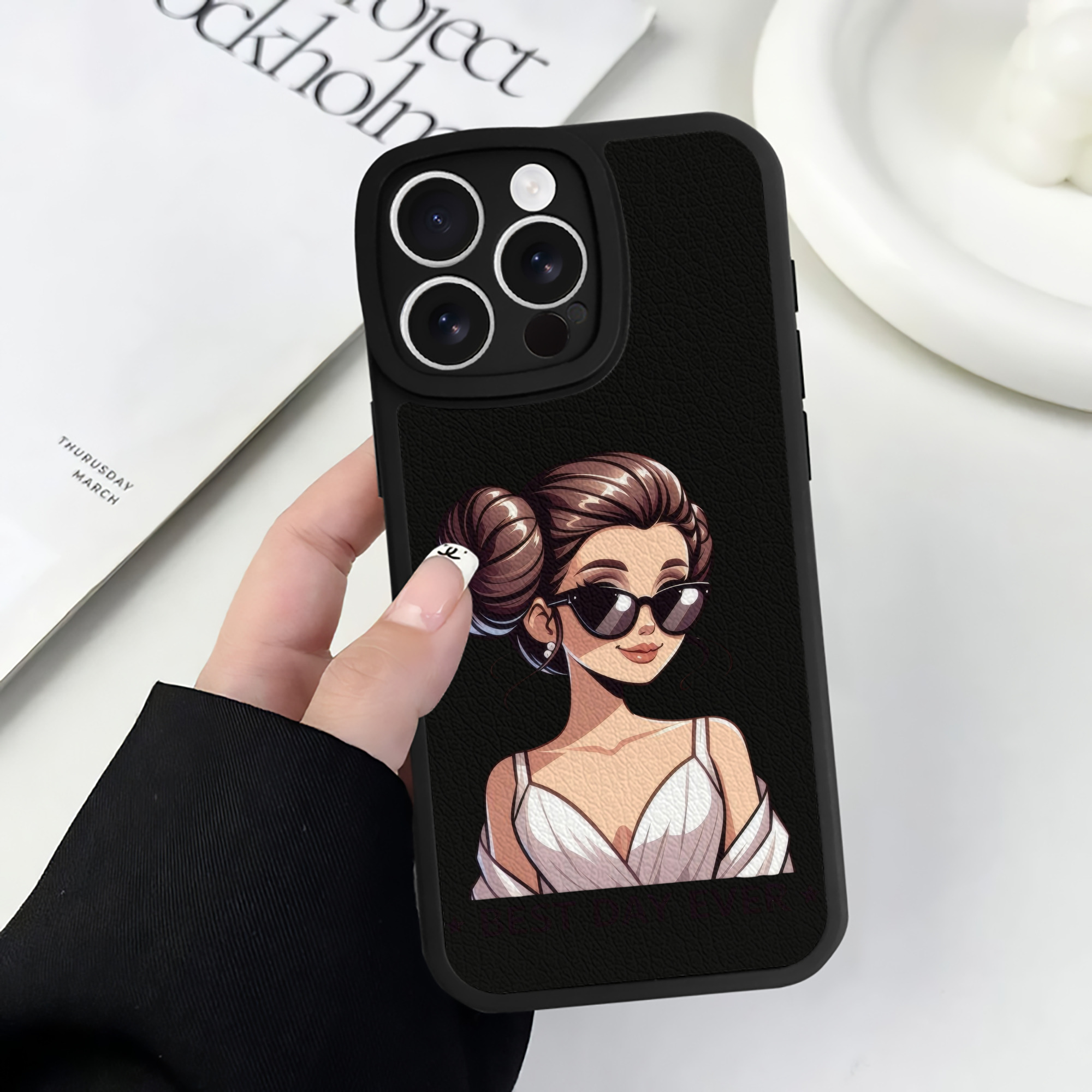 （画像用） スター・ウォーズ Star Wars 【iPhone 16シリーズ対応】シリコンスマホケース（レザー調） 材質：シリコン